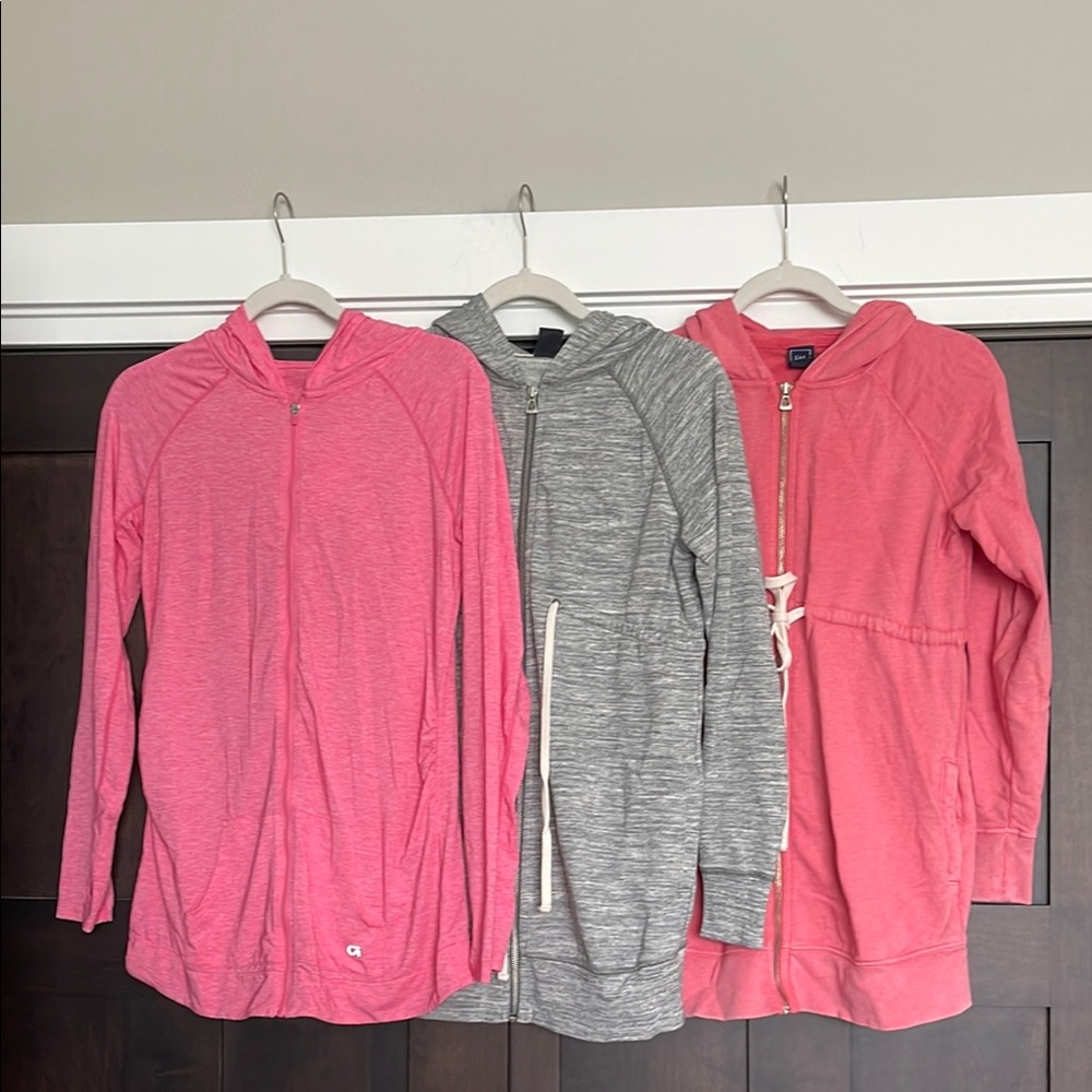 Gap Maternity Lightweight Hoodies Bundle of 3 size XS